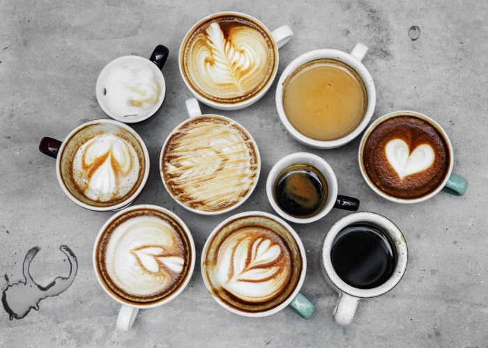 coffee, cappuccino, and latte macchiato with Brasilmoka products