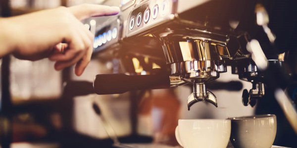 blending coffee